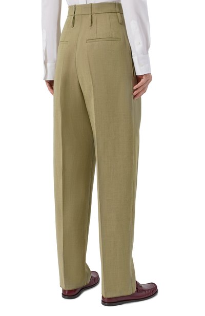 Брюки из шерсти и льна BOTTEGA VENETA, арт. 853568/V6DL0, фото 4