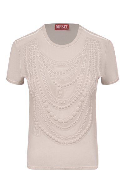 Женская хлопковая футболка DIESEL, арт. A18231/0BLBB