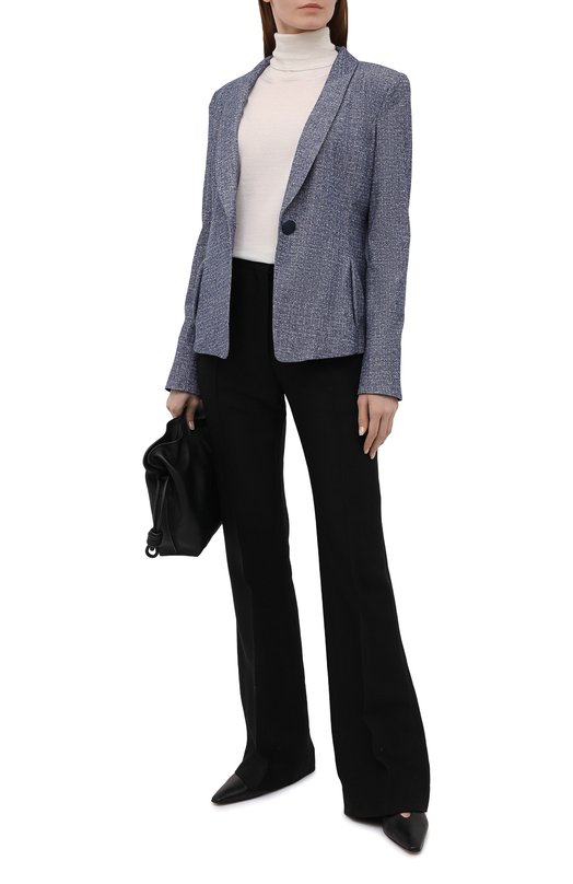 Хлопковый жакет Giorgio Armani 3KAG72/AJFCZ Синий  3KAG72/AJFCZ Фото 2