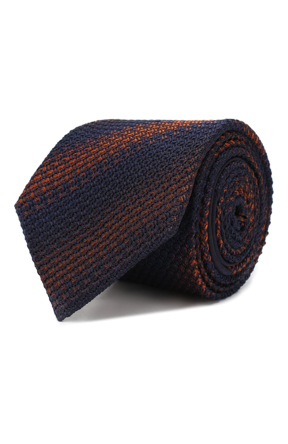 Шелковый галстук ZEGNA темно-синего цвета по цене 31550 руб., арт. Z6B03/15C, фото 1 Шелковый галстук ZEGNA, арт. Z6B03/15C, фото 1