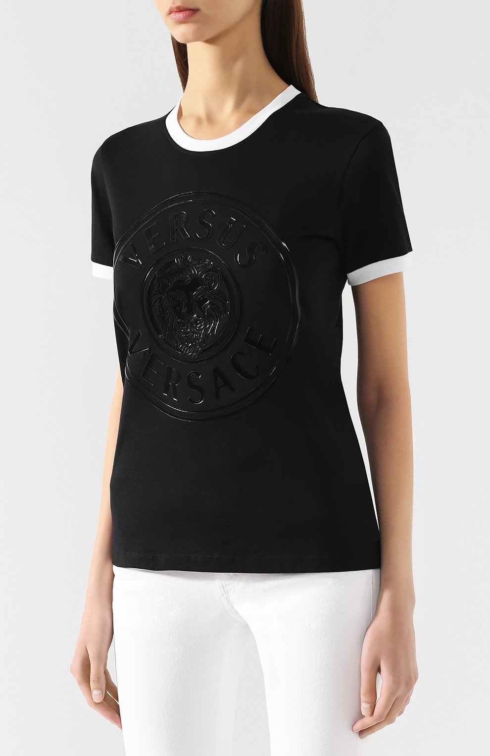 Хлопковая футболка VERSUS VERSACE, арт. BD90679/BJ10388, фото 3
