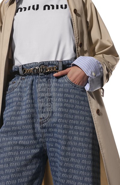 Кожаный ремень MIU MIU, арт. 5CC527-ZO6-F0632, фото 2