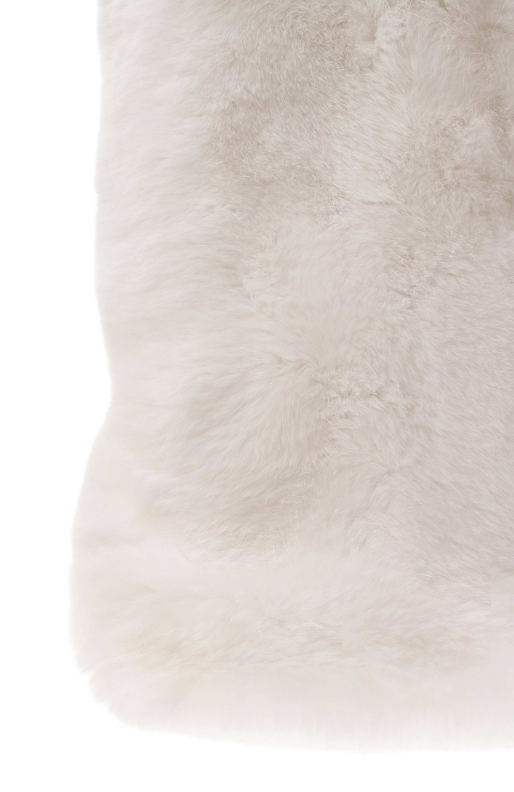 Меховые варежки из кролика YVES SALOMON ENFANT, арт. 26WEA302XXREXX, фото 3