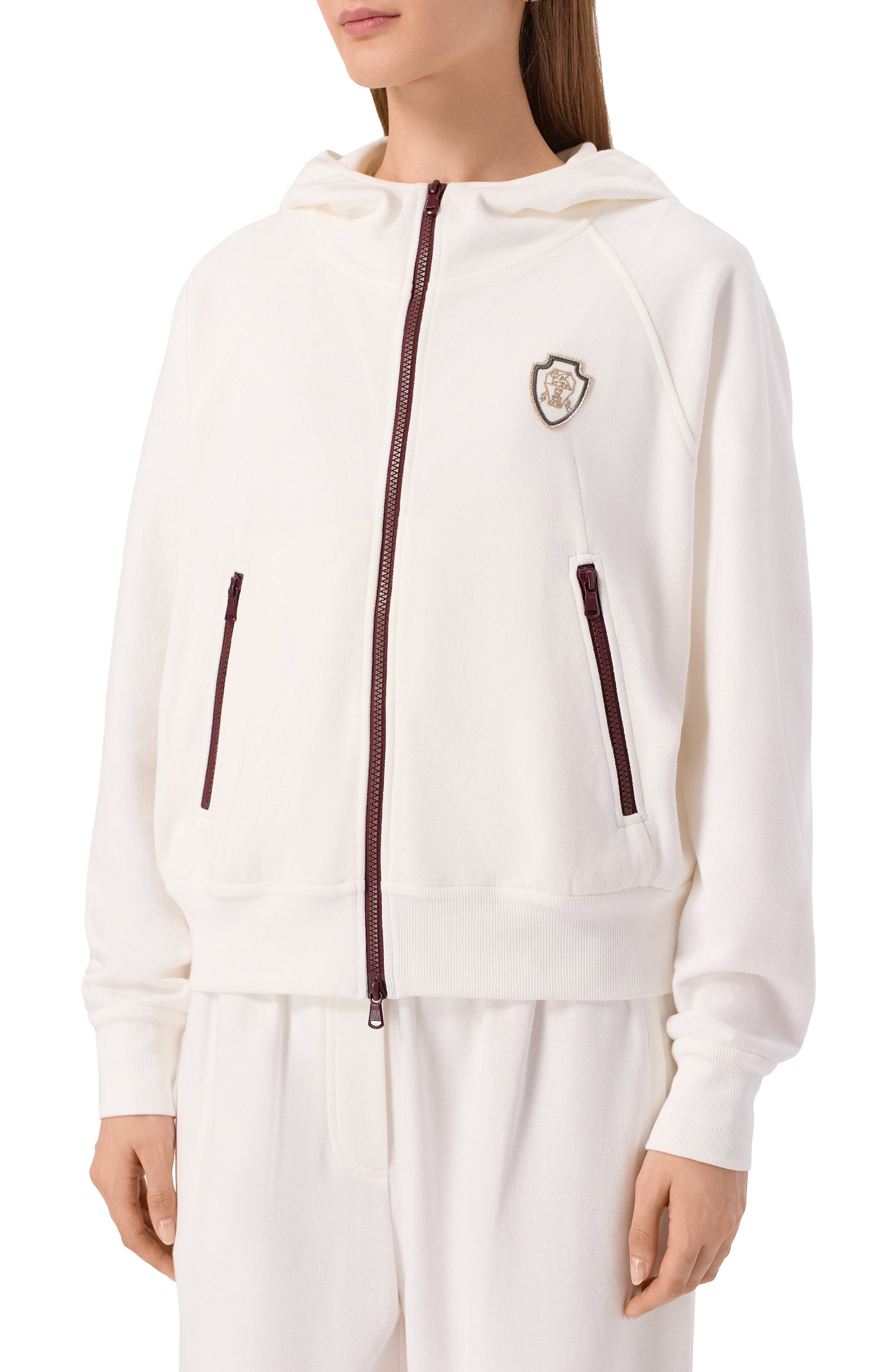 Хлопковая толстовка BRUNELLO CUCINELLI, арт. MG927VD106, фото 3