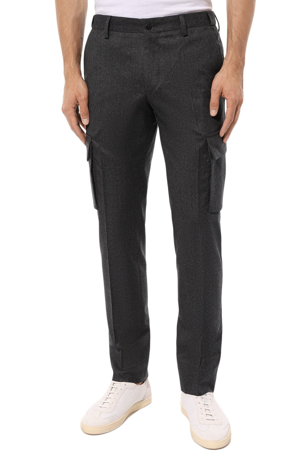 Шерстяные брюки-карго CORNELIANI, арт. 924L02-3818111, фото 3