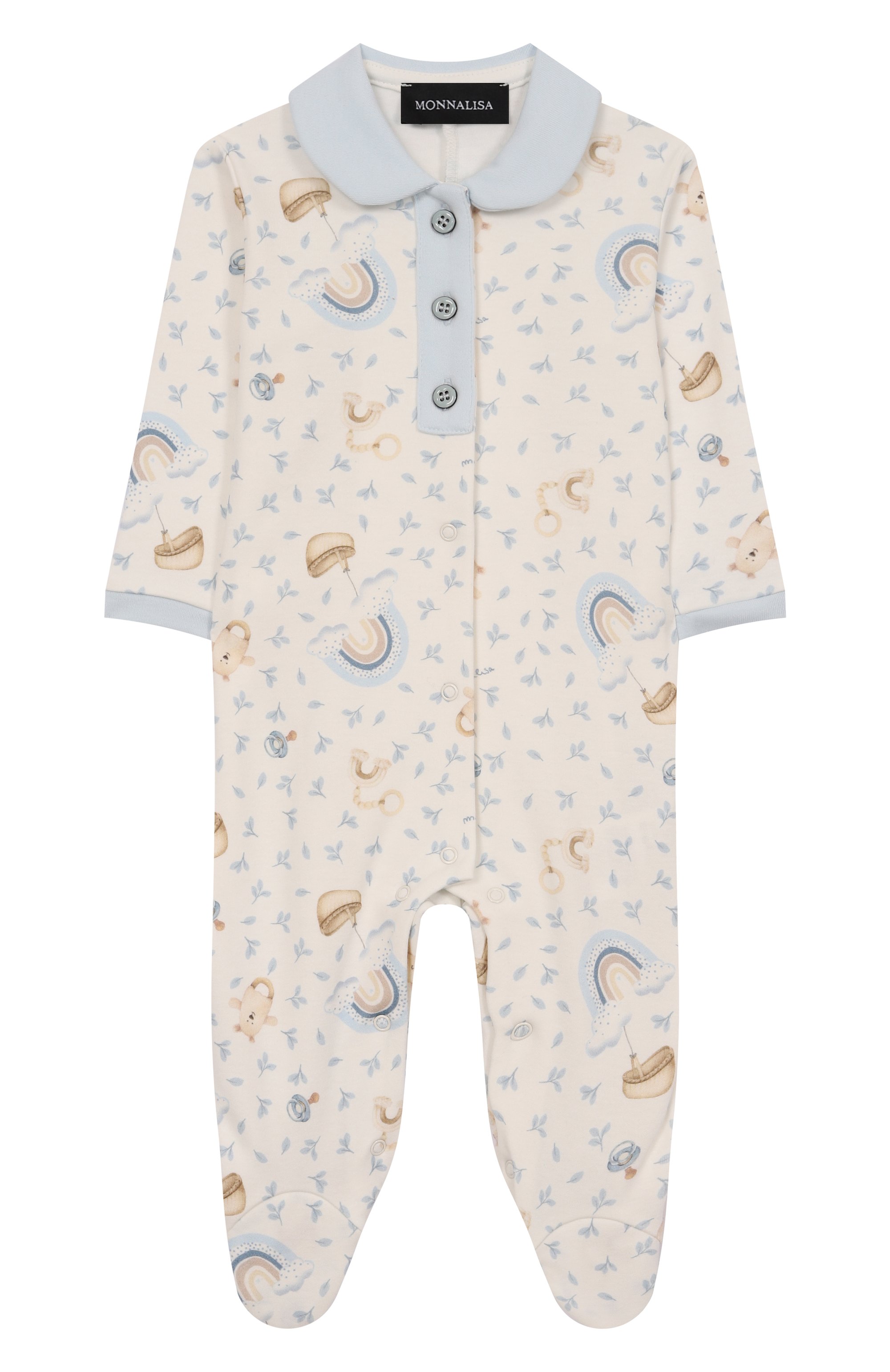 Хлопковый комбинезон MONNALISA, арт. 22F200, фото 1