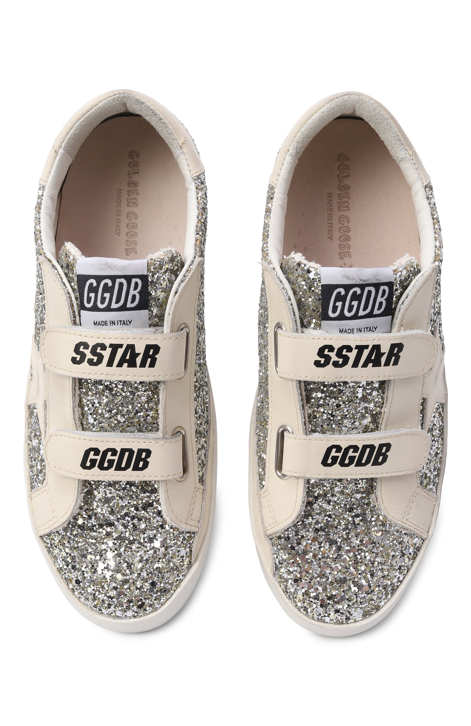 Комбинированные кеды old school GOLDEN GOOSE DELUXE BRAND, арт. GYF00111.F005314.65195, фото 4