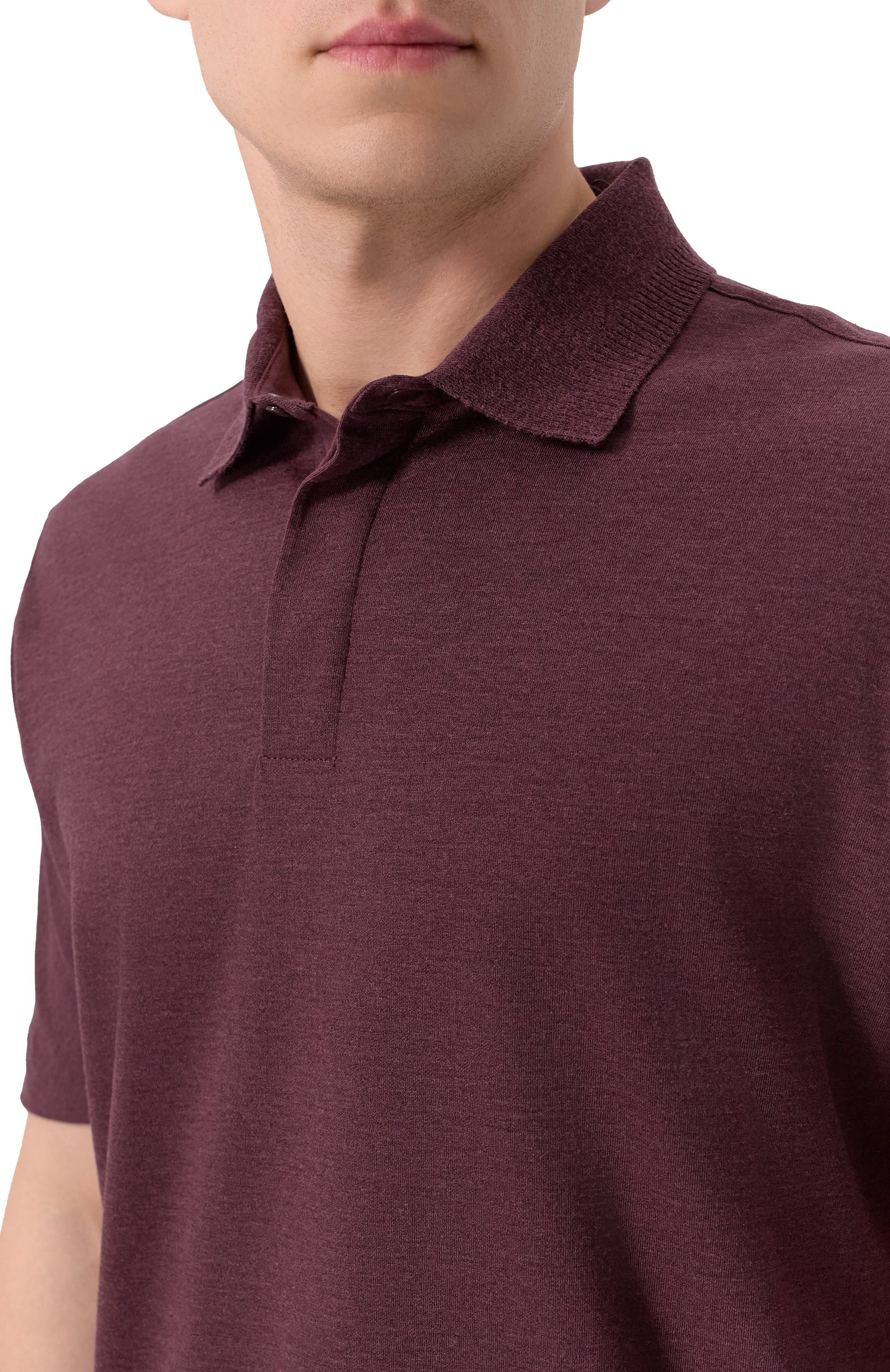 Поло из лиоцелла и хлопка BOSS, арт. 50548972, фото 5