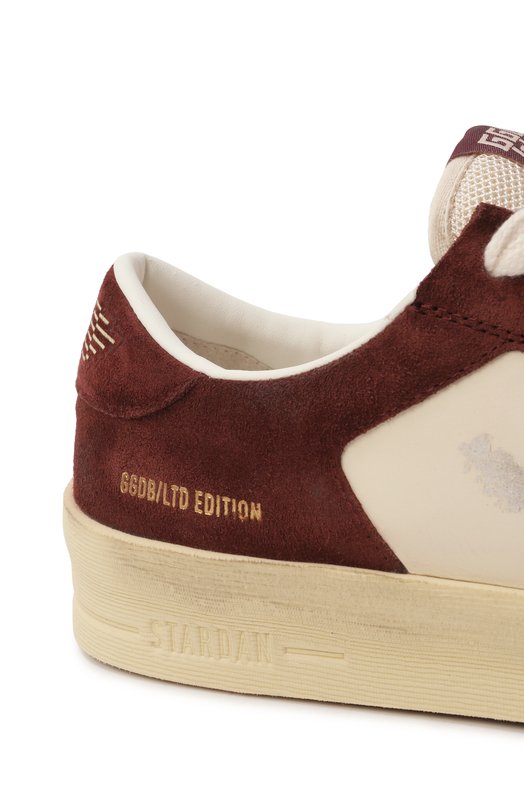 Кожаные кеды Stardan LTD Golden Goose Deluxe Brand GWF00333.F007270 Бордовый  GWF00333.F007270 Фото 7