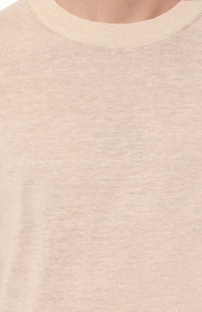 Джемпер изо льна и хлопка BRUNELLO CUCINELLI, арт. M2L00310, фото 5