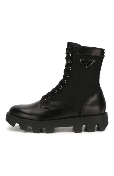 Комбинированные ботинки PRADA, арт. 2UE006-3L09-F0002, фото 3