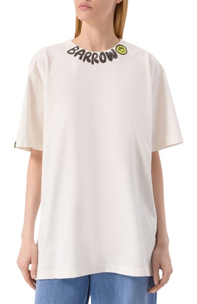 Хлопковая футболка BARROW, арт. F4BWW0TH066, фото 3