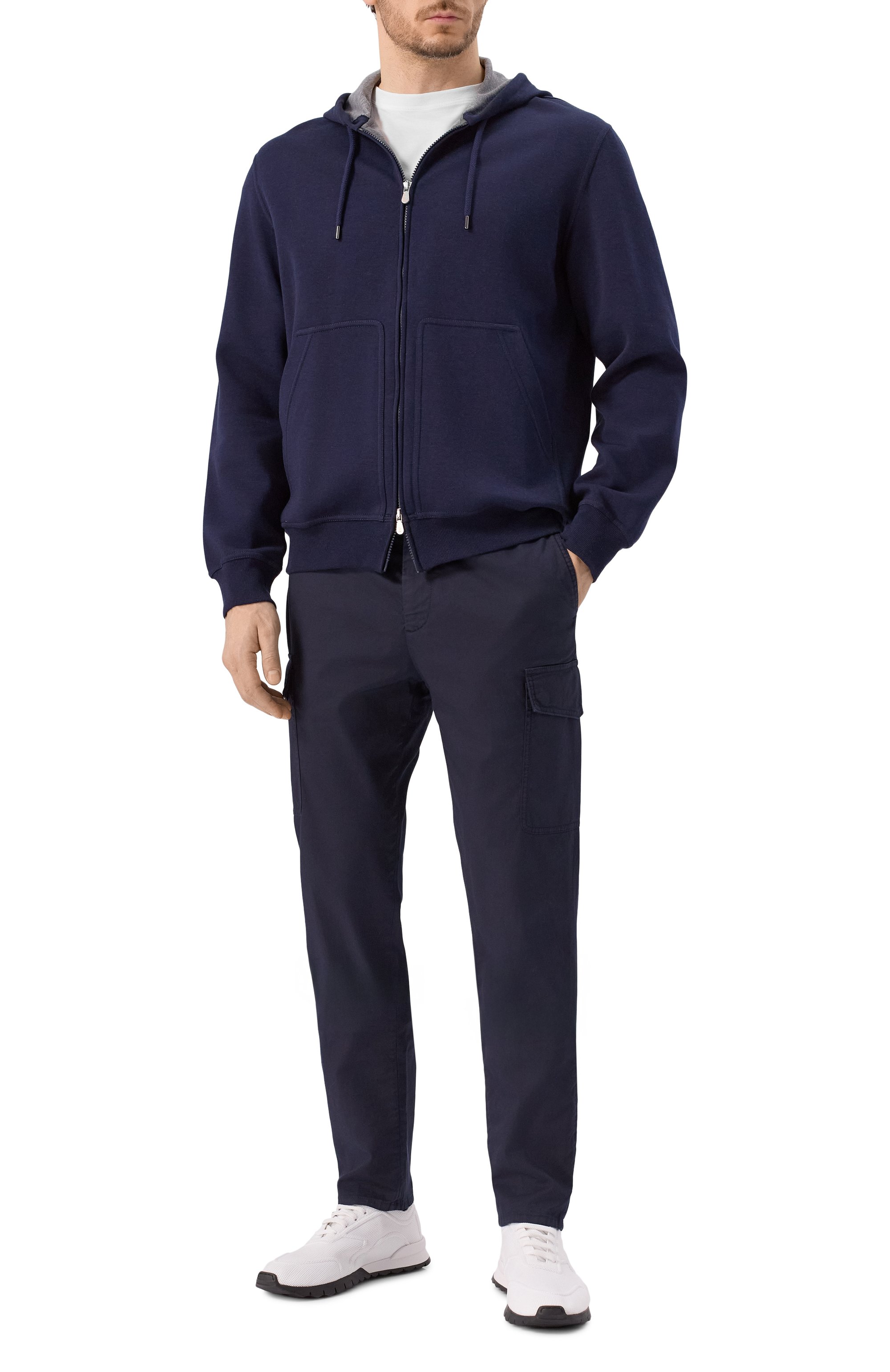 Текстильные кроссовки ea KITON, арт. USSA117N01063, фото 2