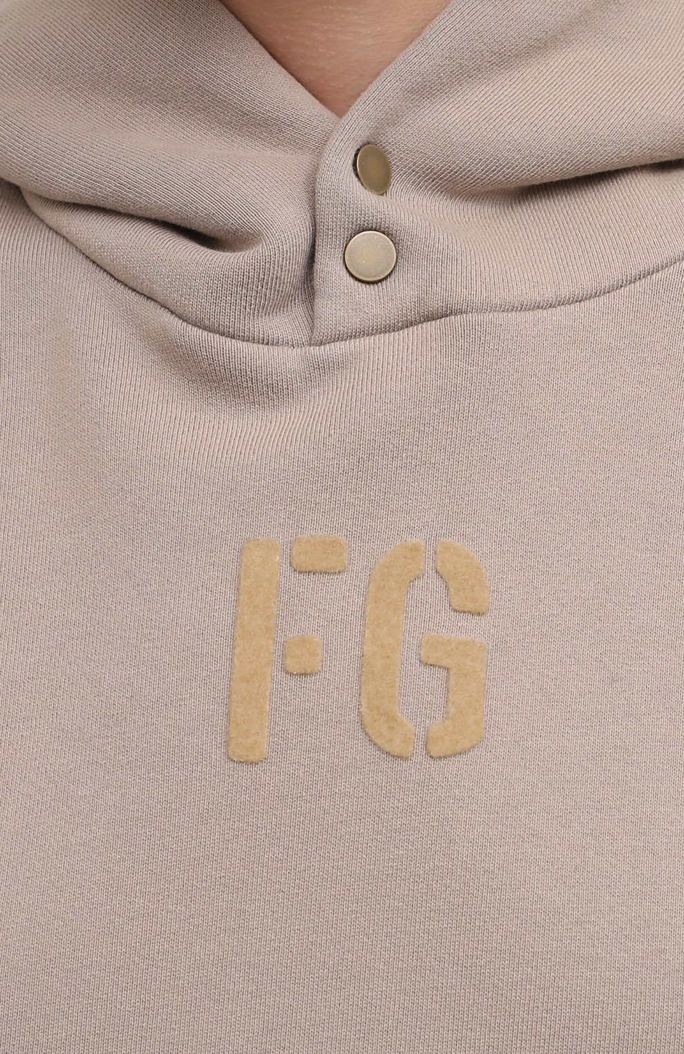 Хлопковое худи FEAR OF GOD, арт. FG50-014FLC/W, фото 5