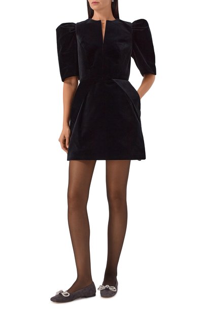 Замшевые балетки double bow MACH & MACH, арт. FW25-S0945-10-SUE-089, фото 3