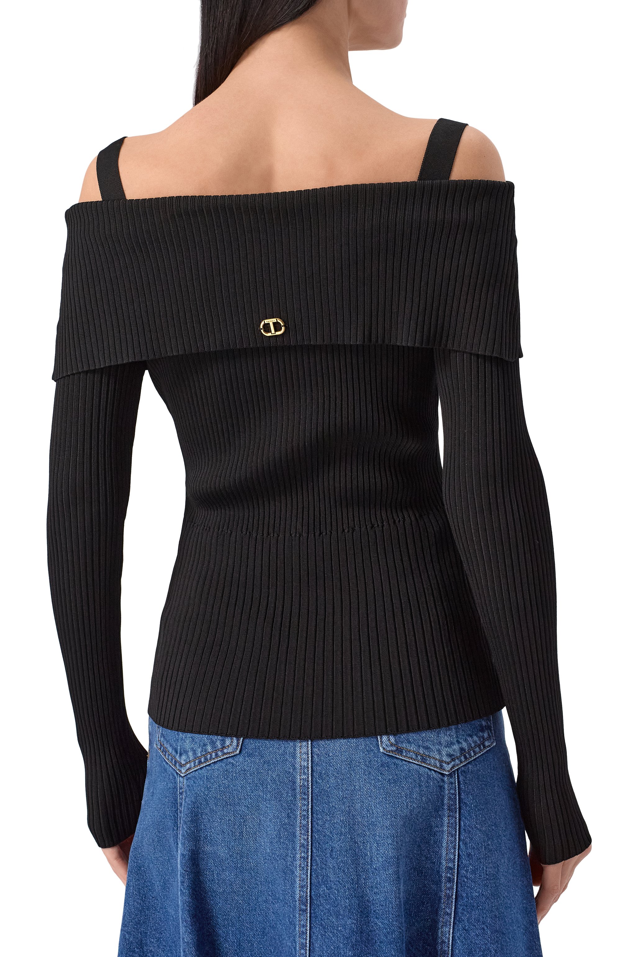 Топ из вискозы TWINSET, арт. 251TP3031, фото 4