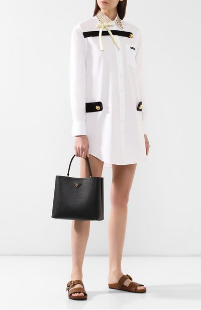 Сумка panier PRADA черного цвета по цене 210000 руб., арт. 1BA211-2ERX-F0LJ4-OOO, фото 2 Сумка panier PRADA, арт. 1BA211-2ERX-F0LJ4-OOO, фото 2