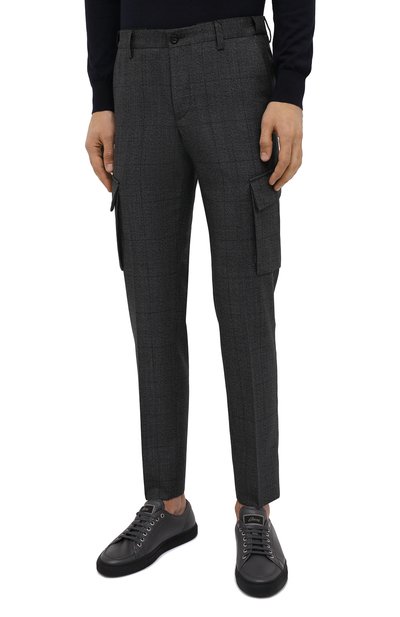 Шерстяные брюки-карго CORNELIANI, арт. 864L02-0817300/00, фото 3
