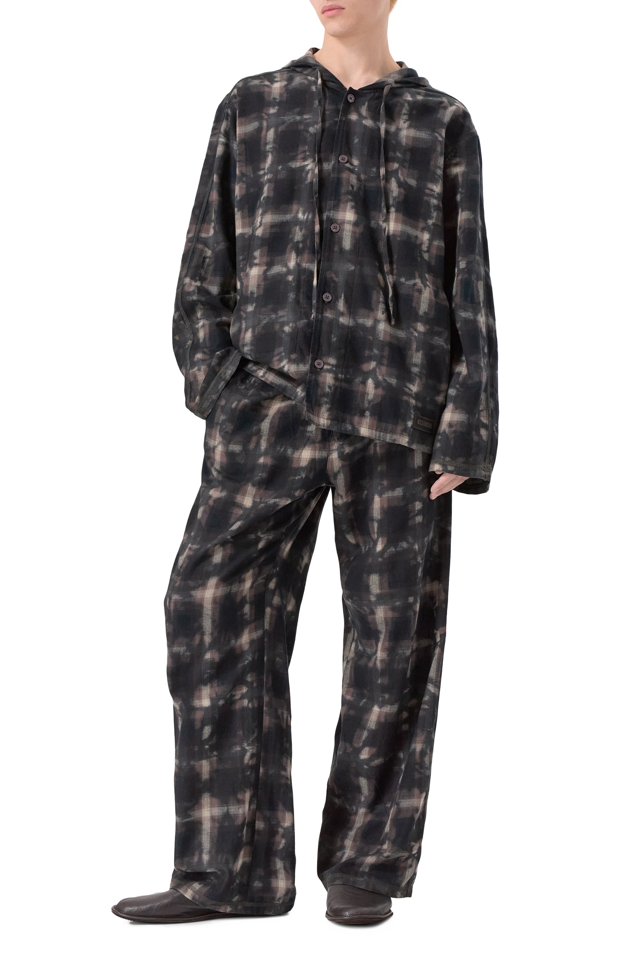 Хлопковая пижама DIESEL, арт. A19377/0NKCT, фото 2