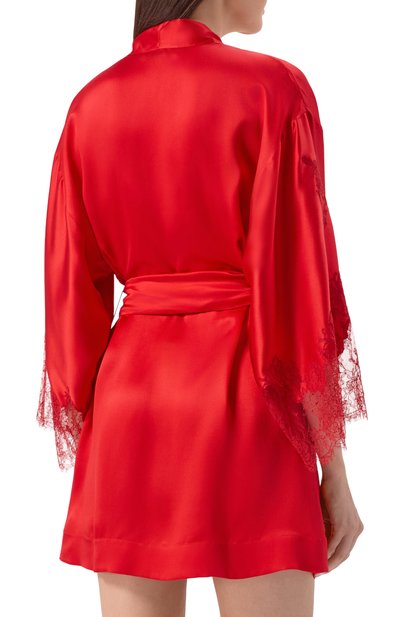 Шелковый халат CARINE GILSON, арт. EL0928DS, фото 4