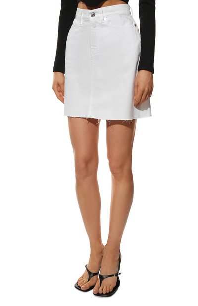 Джинсовая юбка 7 FOR ALL MANKIND, арт. JSSKV690BI, фото 3