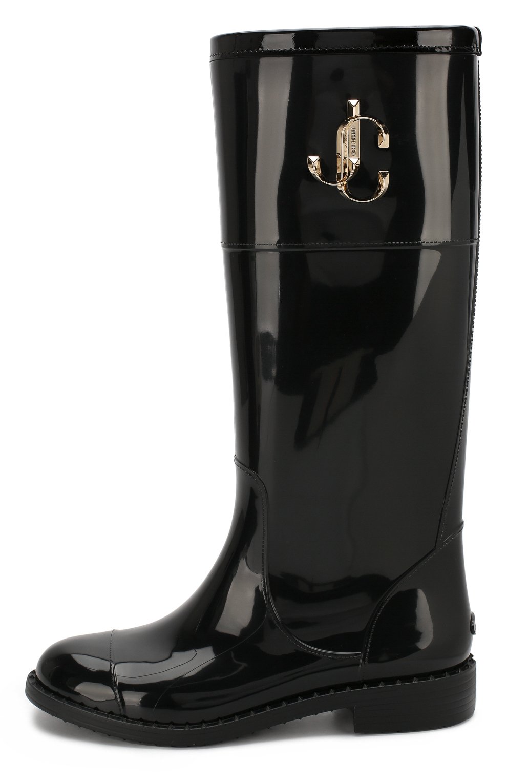 Резиновые сапоги edith JIMMY CHOO черного цвета по цене 42600 руб., арт. EDITH/JC/JCU, фото 3 Резиновые сапоги edith JIMMY CHOO, арт. EDITH/JC/JCU, фото 3