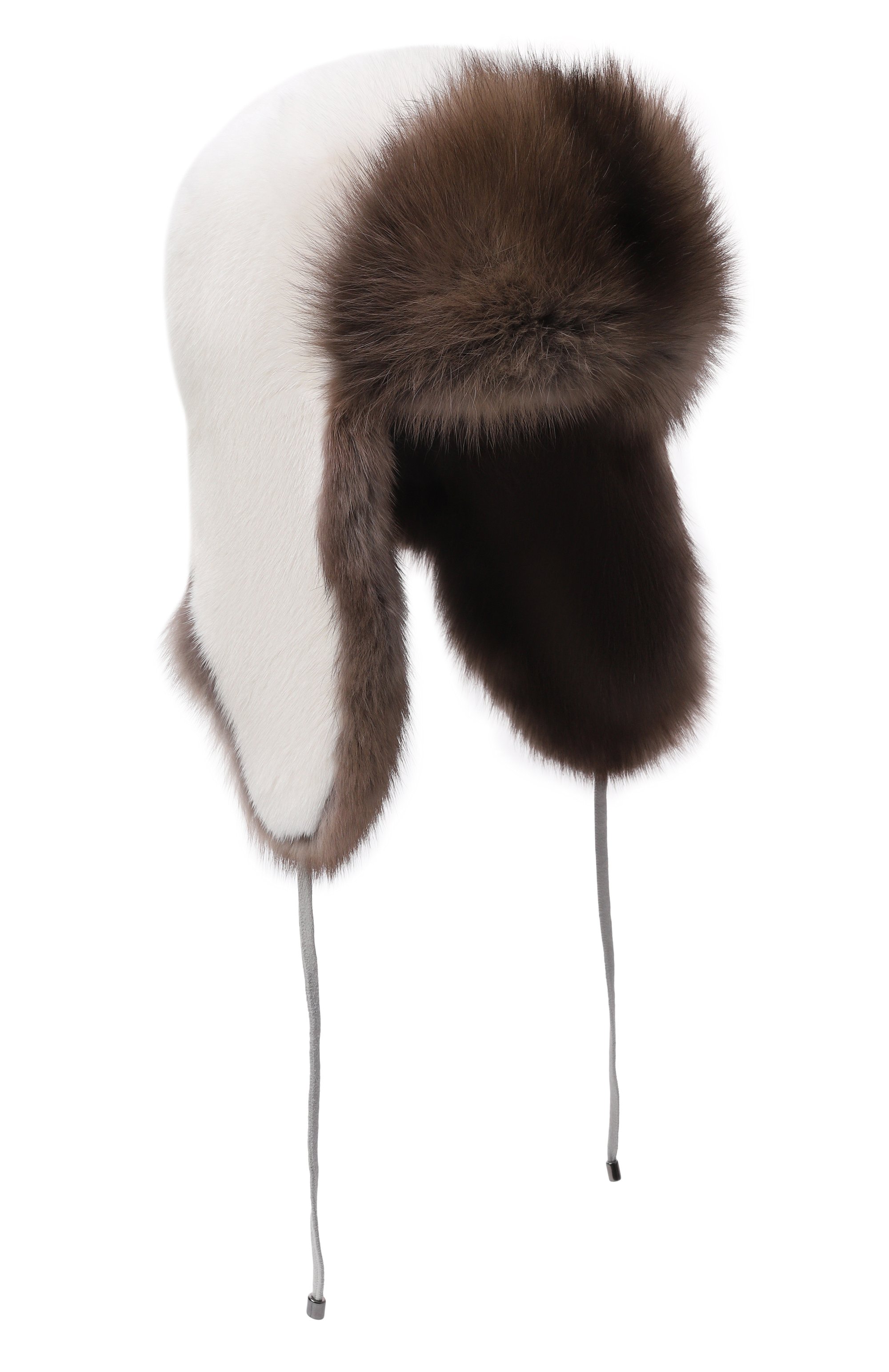 Меховая шапка-ушанка из норки и соболя VICTORIA KUSENKOVA, арт. 091703631094, фото 1