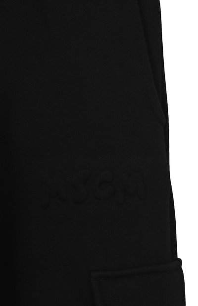 Хлопковые брюки-карго MSGM KIDS, арт. F5MSJUFP025, фото 3