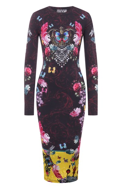 Женское платье из вискозы VERSACE JEANS COUTURE, арт. 79HA09P0/JS491