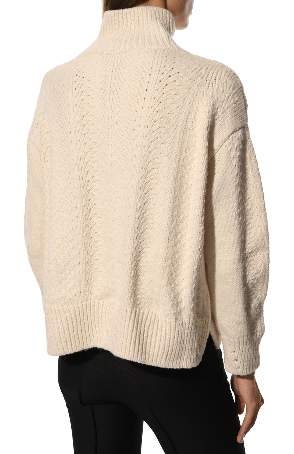 Свитер из хлопка и кашемира ERMANNO SCERVINO, арт. D414M501CBBNW, фото 4