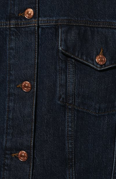 Джинсовая куртка 7 FOR ALL MANKIND темно-синего цвета по цене 29150 руб., арт. JSEJC100UC, фото 5 Джинсовая куртка 7 FOR ALL MANKIND, арт. JSEJC100UC, фото 5