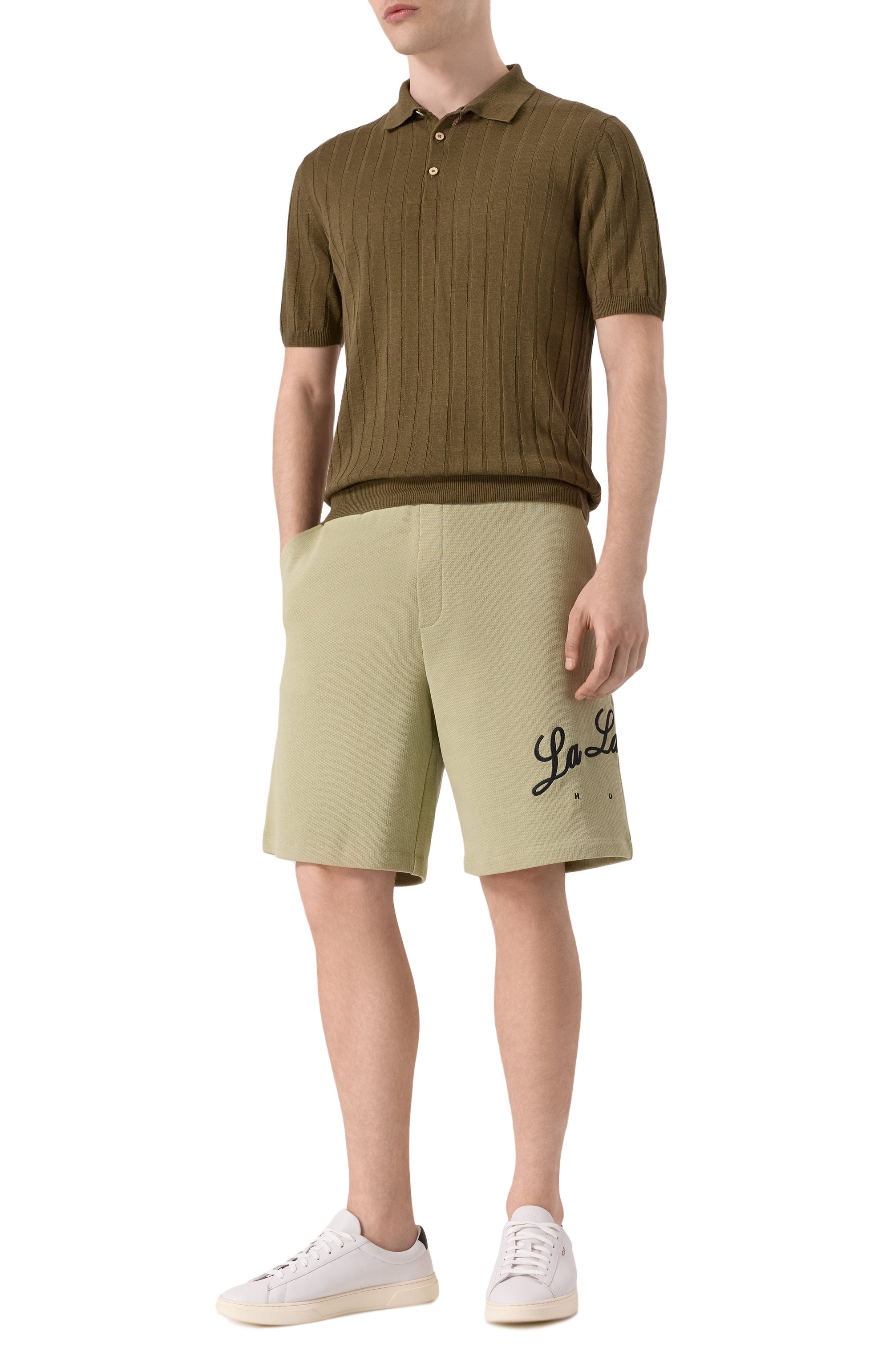 Хлопковые шорты HUGO, арт. 50539002, фото 2