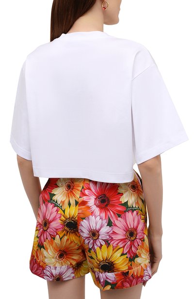 Хлопковая футболка DOLCE & GABBANA, арт. F8058Z/HU7H8, фото 4