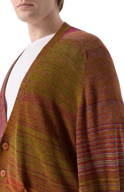 Хлопковый кардиган MAGLIANO разноцветного цвета по цене 95550 руб., арт. MGSS26CA01012, фото 5 Хлопковый кардиган MAGLIANO, арт. MGSS26CA01012, фото 5