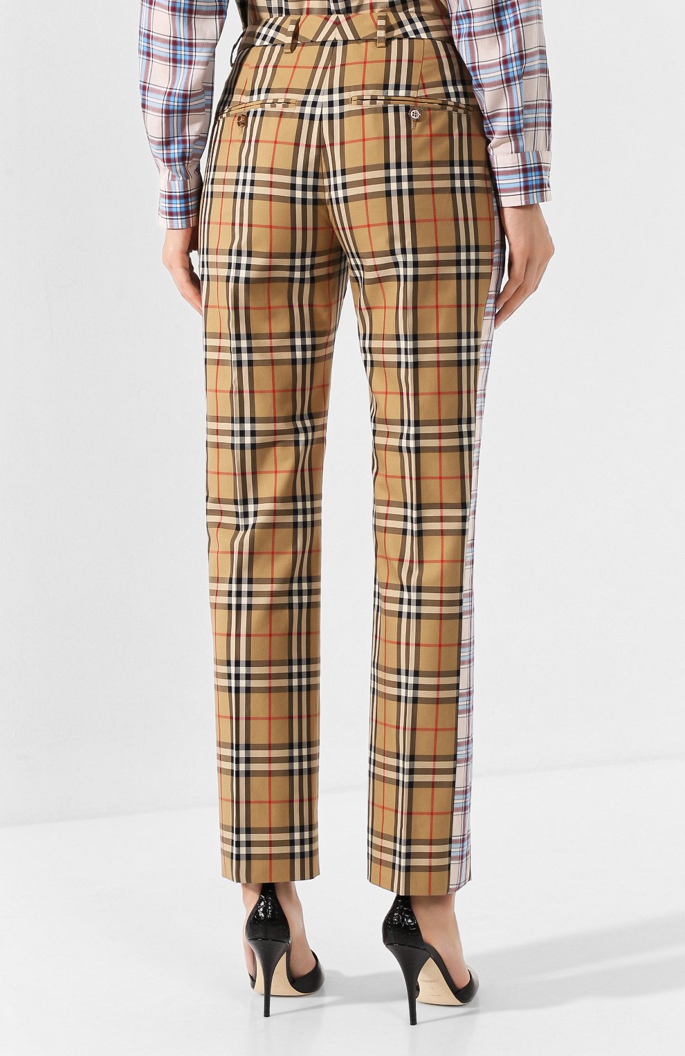 Хлопковые брюки BURBERRY бежевого цвета по цене 81750 руб., арт. 8016903, фото 4 Хлопковые брюки BURBERRY, арт. 8016903, фото 4