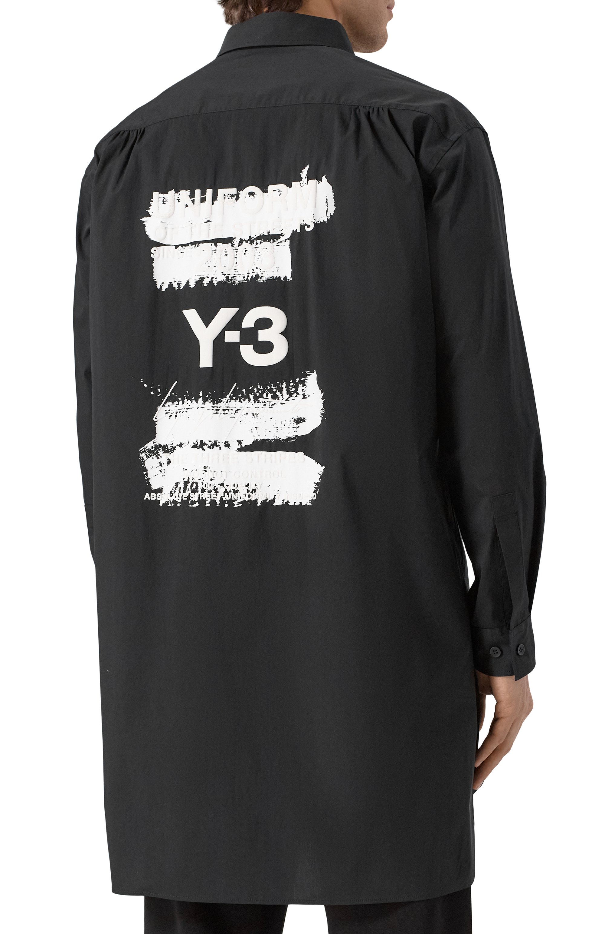 Хлопковая рубашка Y-3, арт. JN4878, фото 4