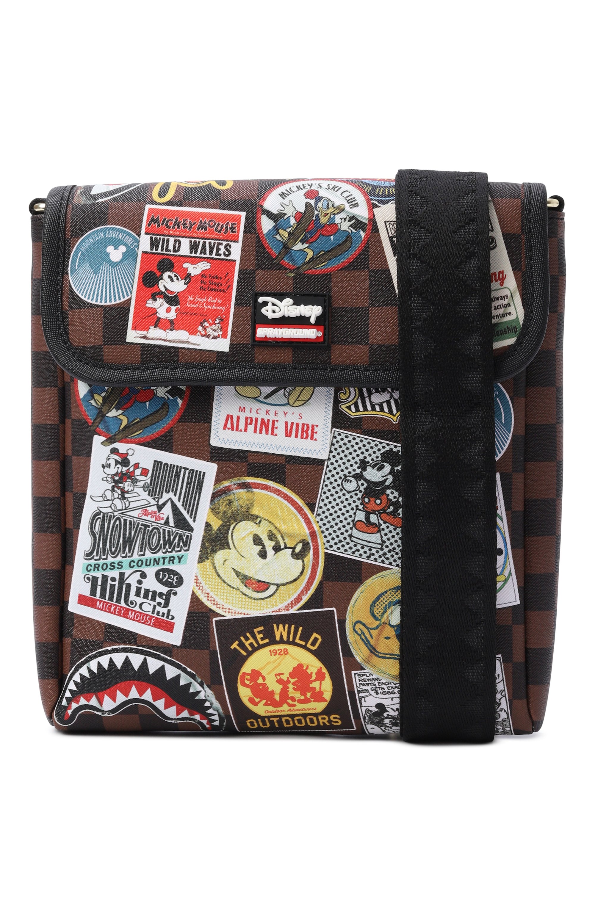 Сумка mickey mouse global mogul SPRAYGROUND, арт. 910B8937NSZ/MICKEY M0USE GL0BAL M0GUL MESSENGER SL, фото 4