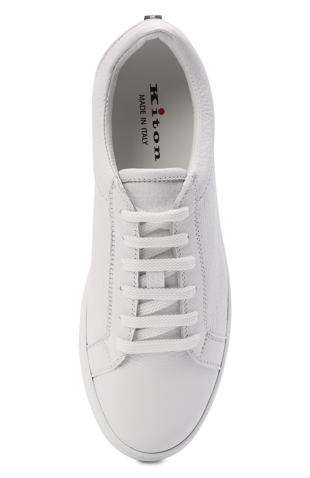 Кожаные кеды KITON, арт. DSSB0XX04R99, фото 6