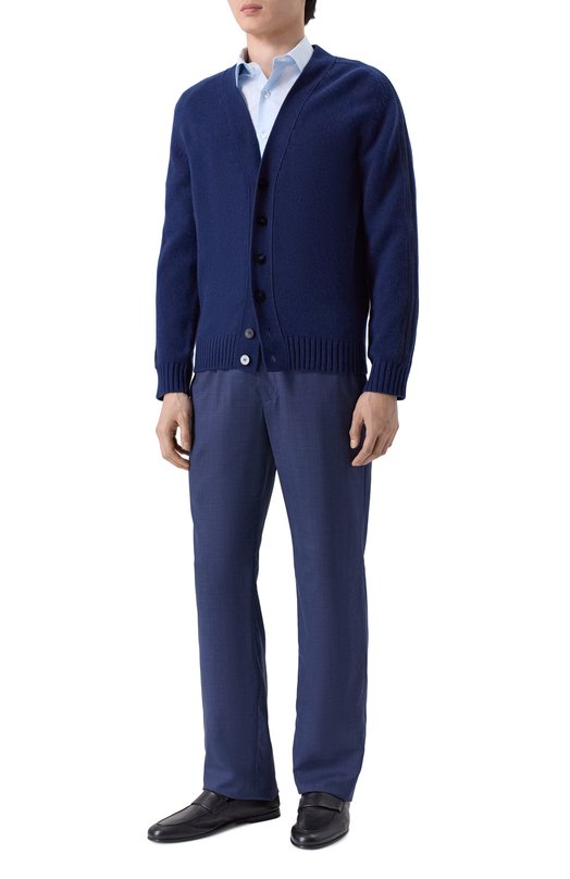 Шерстяные брюки MVST MJ0GF22/751 Синий  MJ0GF22/751 Фото 2