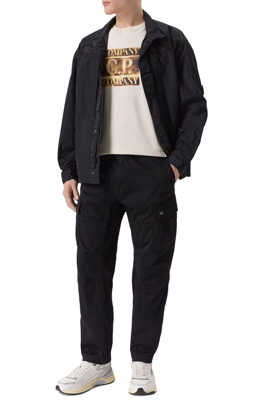 Хлопковая футболка C.P. Company 20CMTS141A/110579W Бежевый  20CMTS141A/110579W Фото 2