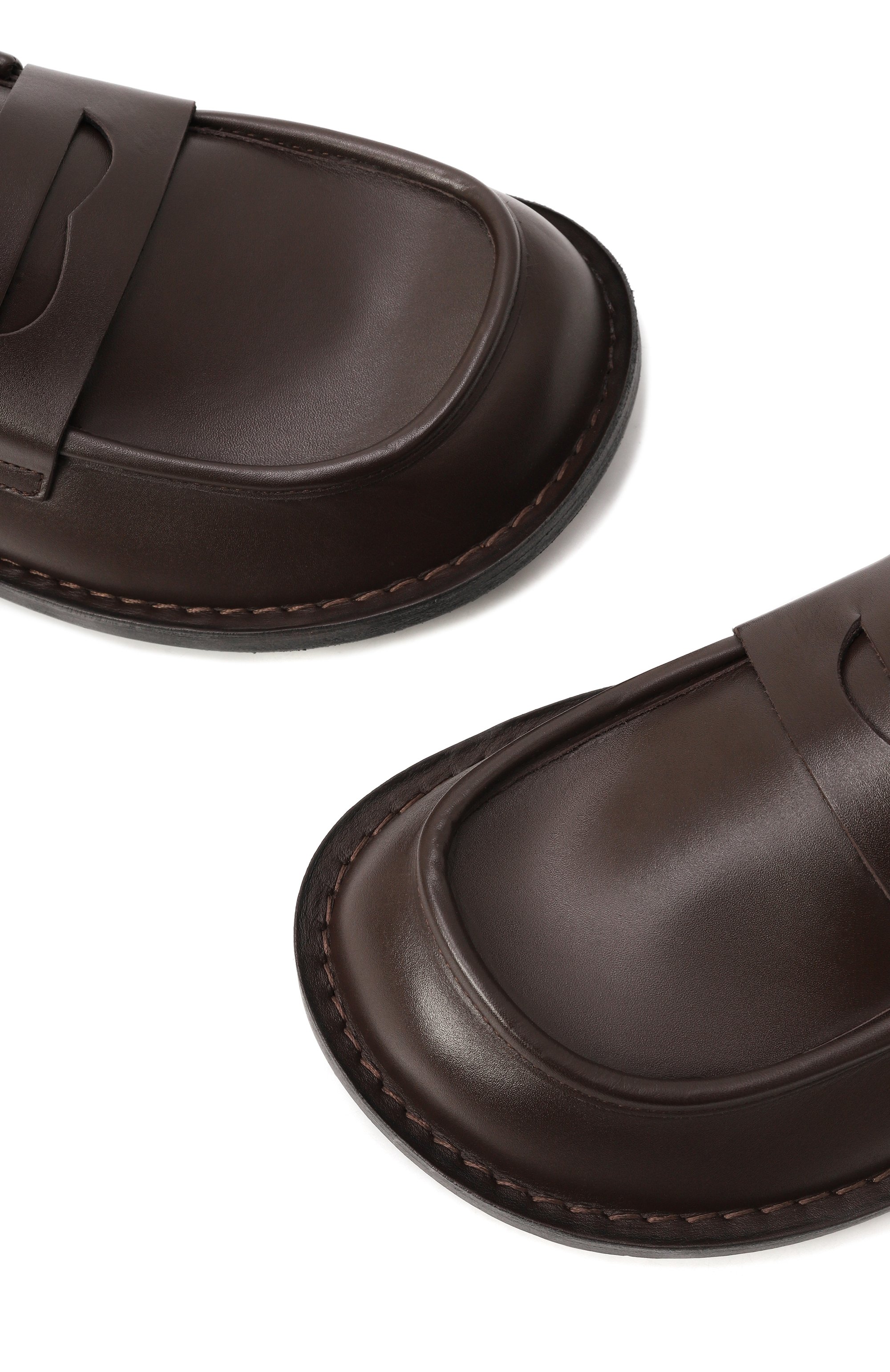 Кожаные лоферы desert college MOSCHINO, арт. 10181/GA0, фото 7