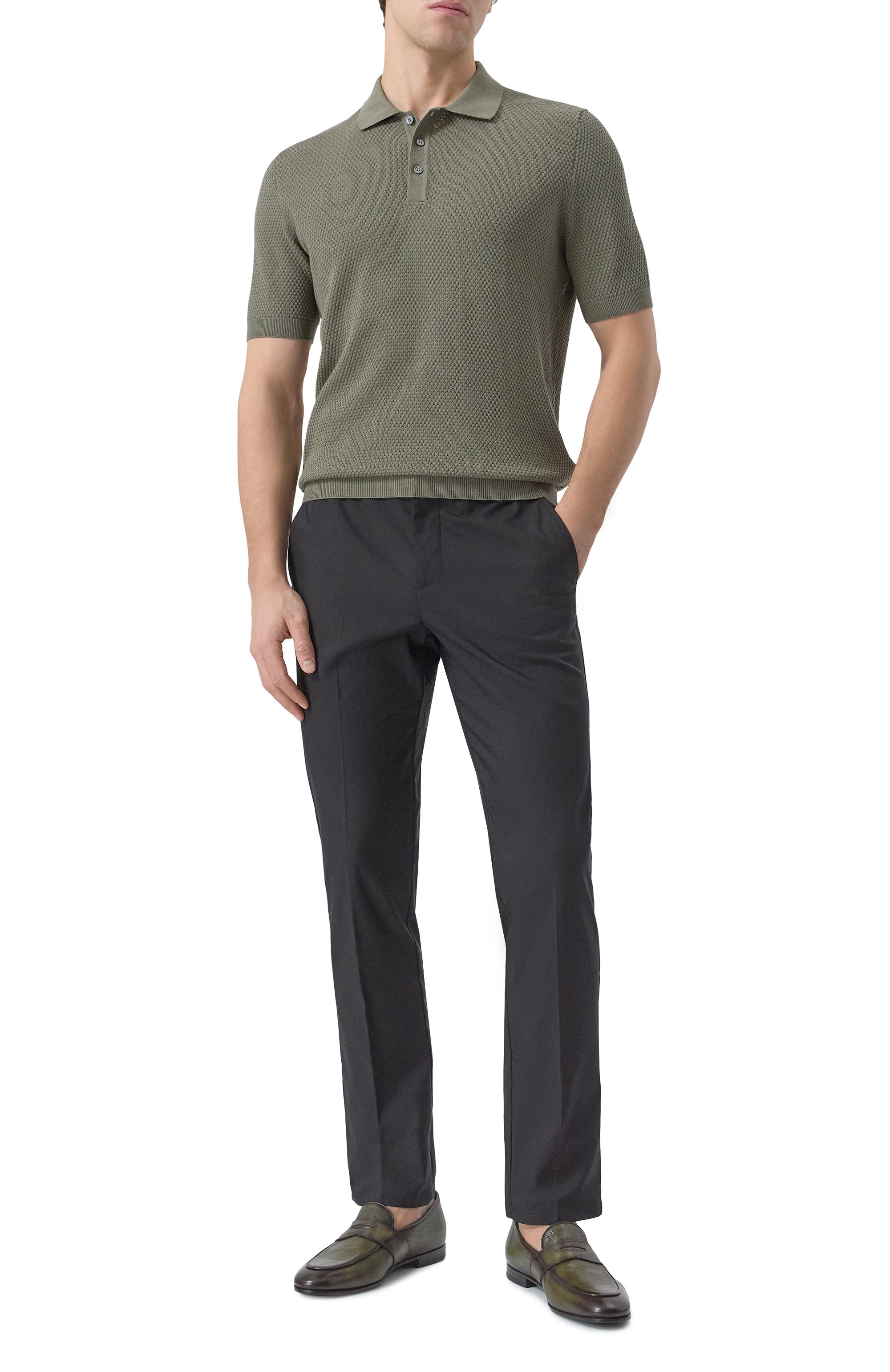 Хлопковое поло GRAN SASSO, арт. 57113/20620, фото 2