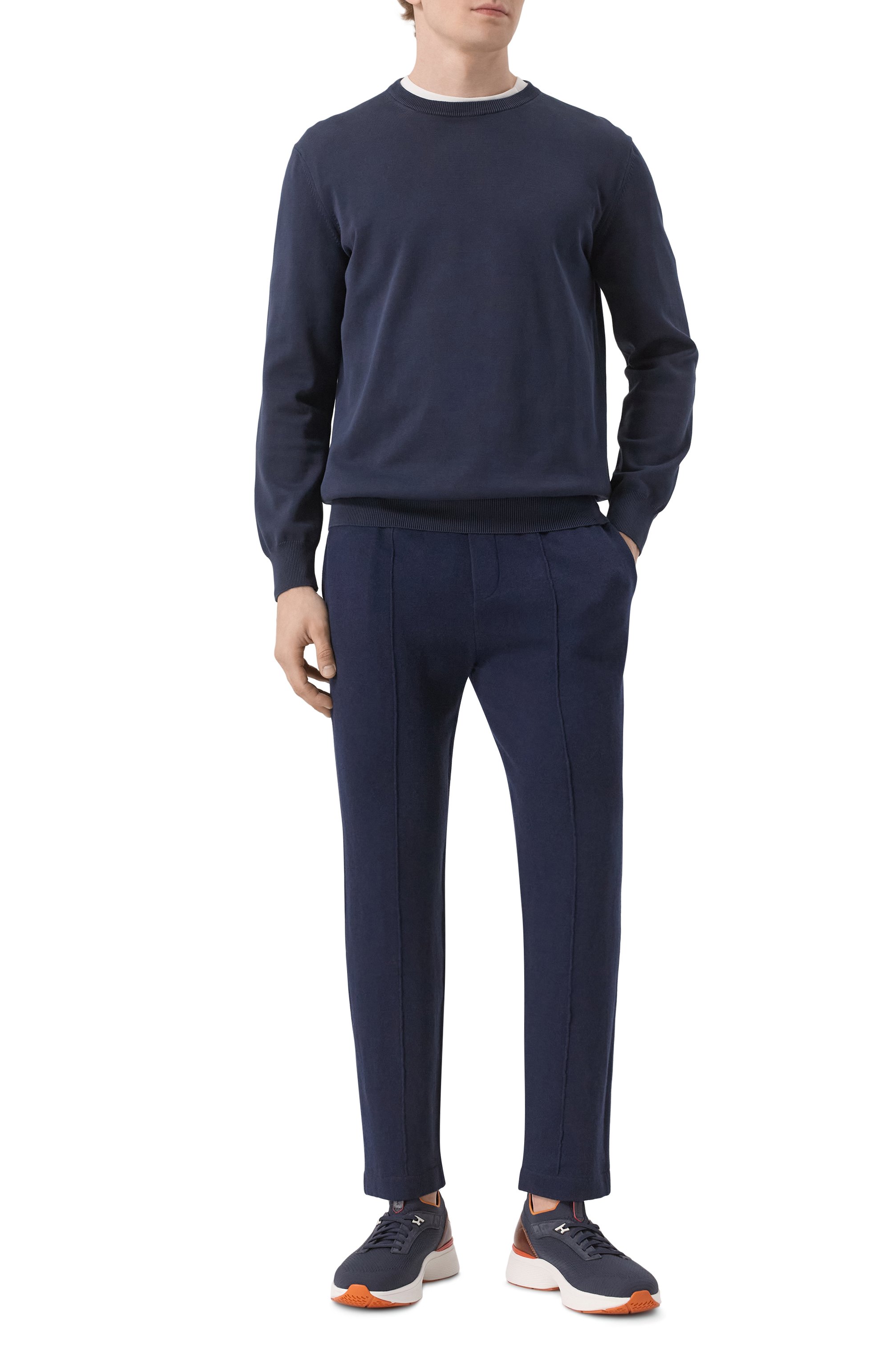 Текстильные кроссовки bounce SANTONI, арт. MBBG22082BARN0FY, фото 2