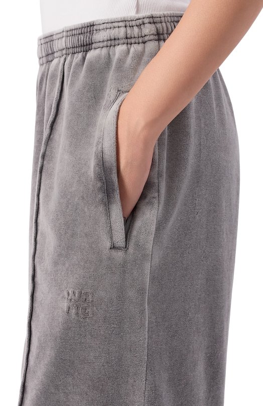 Бархатные брюки alexanderwang.t 4CC4254911 Серый  4CC4254911 Фото 5