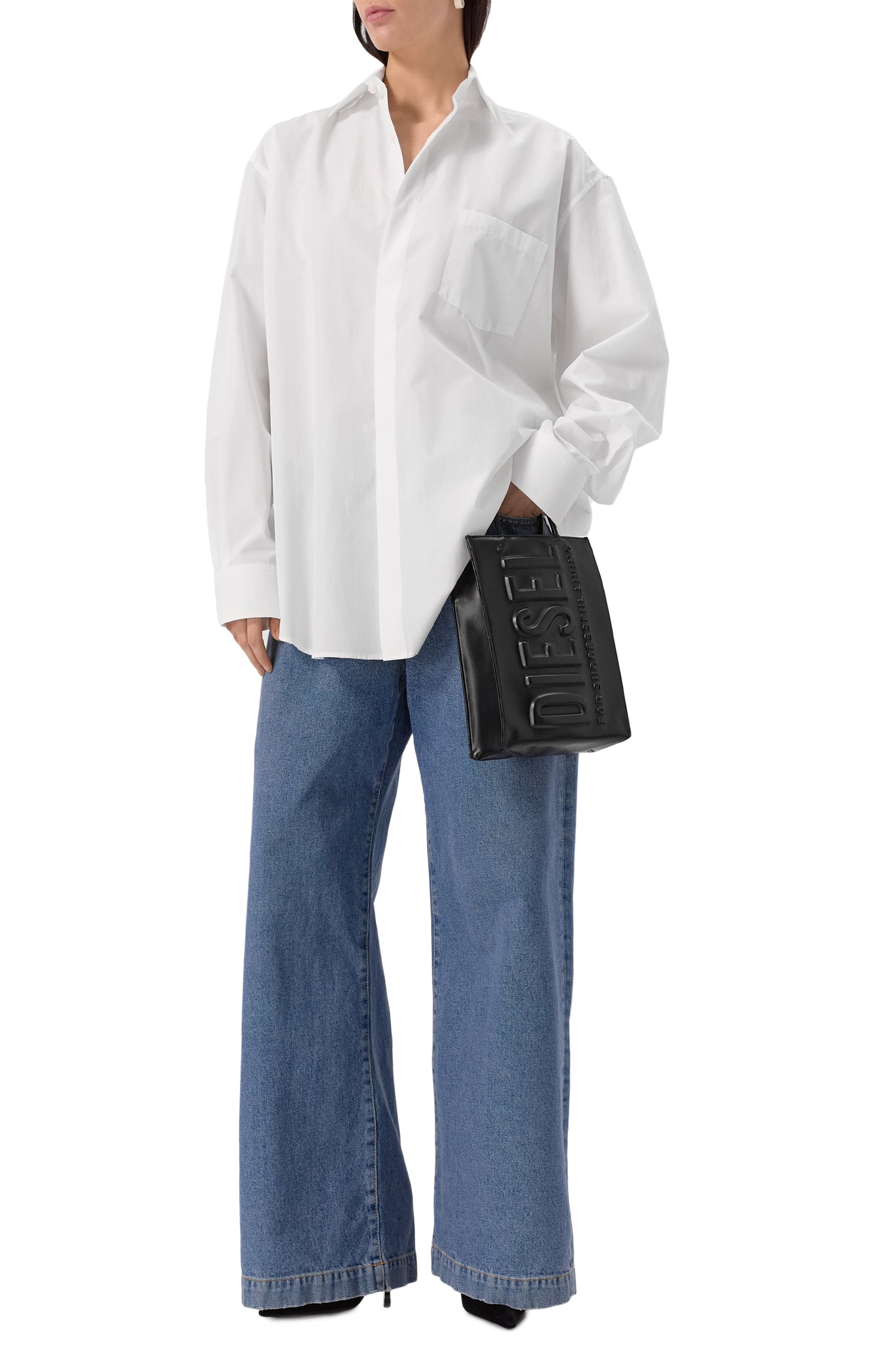 Сумка dsl 3d mini DIESEL черного цвета по цене 29950 руб., арт. X09928/P5184, фото 7 Сумка dsl 3d mini DIESEL, арт. X09928/P5184, фото 7