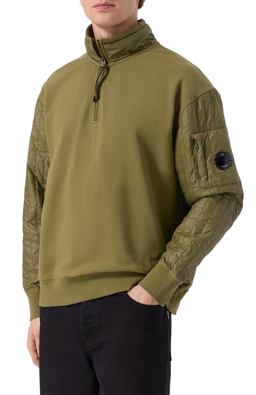 Хлопковый анорак C.P. Company 19CMSS052A005835M Хаки  19CMSS052A005835M Фото 3