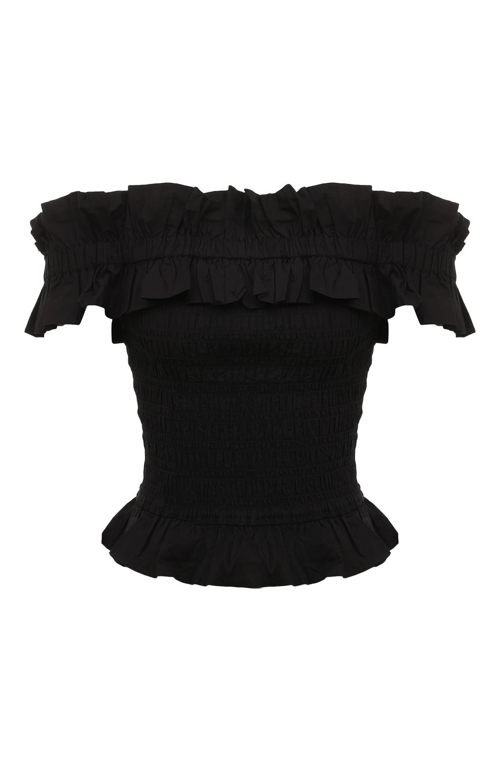 Хлопковый топ GANNI, арт. F7917, фото 1