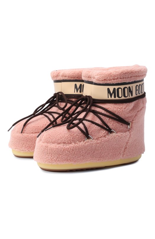 Текстильные полусапоги Icon Low Moon Boot 80D1409700 Розовый 80D1409700