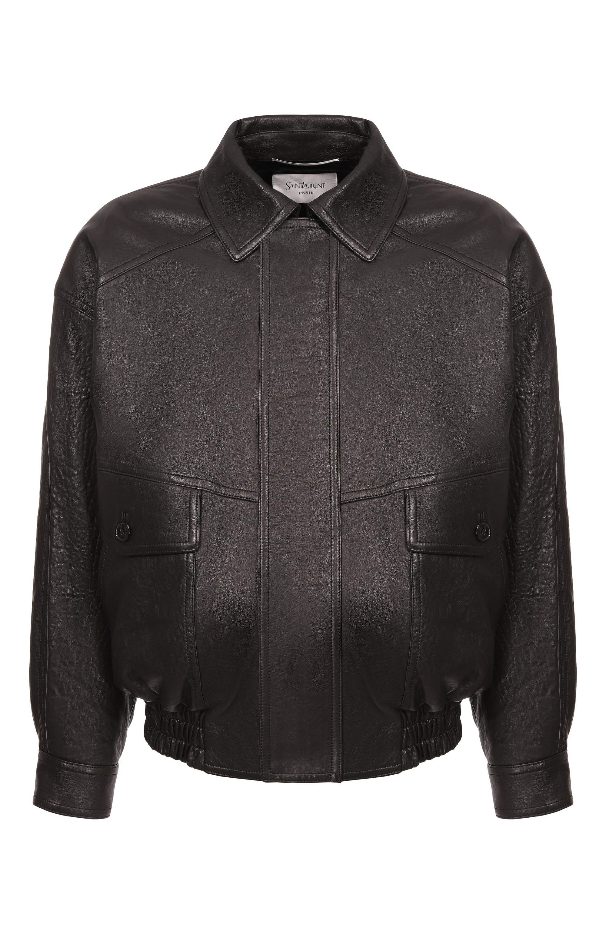 Кожаный бомбер SAINT LAURENT, арт. 843656/YCNF2, фото 1
