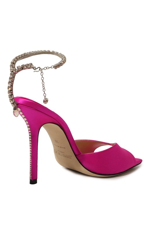 фото Текстильные босоножки saeda 100 jimmy choo